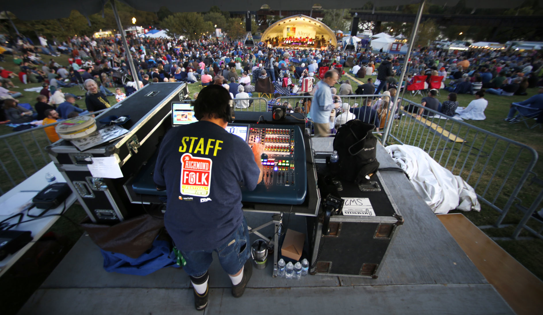 Opening night of the Richmond Folk Festival